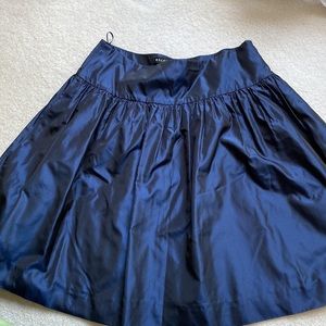 🆕 Full dark blue 100% silk Ralph Lauren skirt